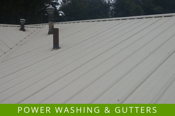 Power washing and gutter cleaning services